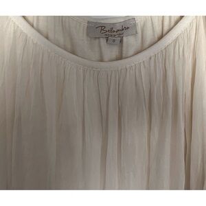 Bellambra -Made in Italy Cream Silk Blouse Sz S